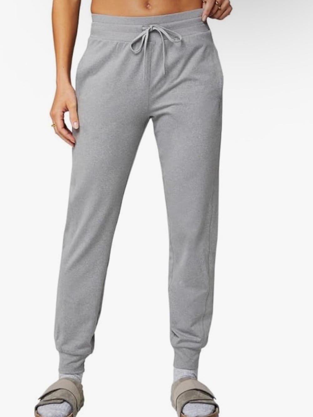 Fabletics Cloud Jersey Jogger Gray Size Large